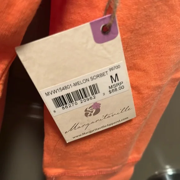 Margaritaville Orange Zip Up Hoodie - Picture 6 of 6